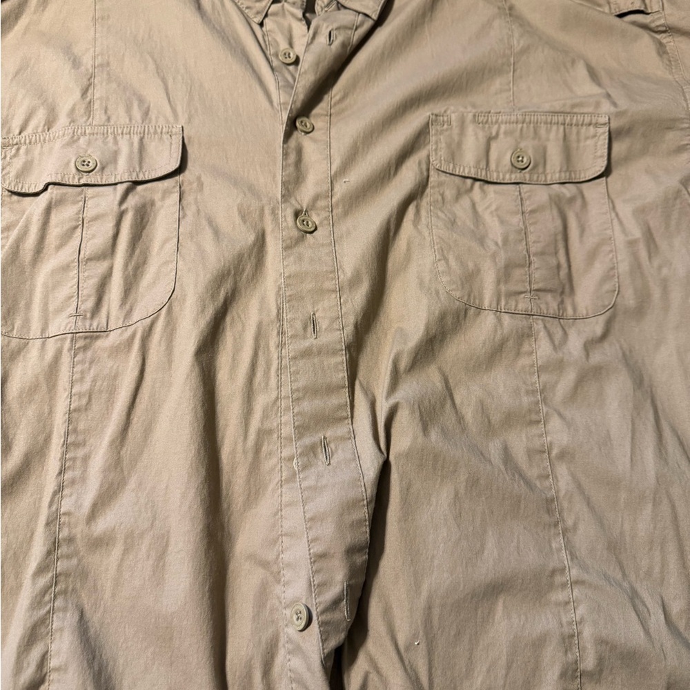 Tactical Button Down - Tan - image 1